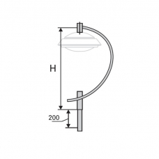 К101-1,1-0-0-0 кронштейн однорожковый