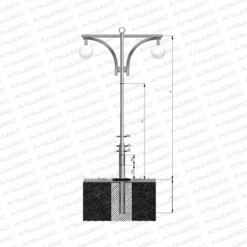 КО-3-4,9 декоративная опора