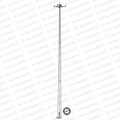 ВМ-30-B/12-II высокомачтовая опора